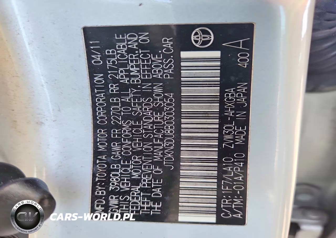2011 Toyota Prius Five VIN:JTDKN3DU8B0303054 - 13