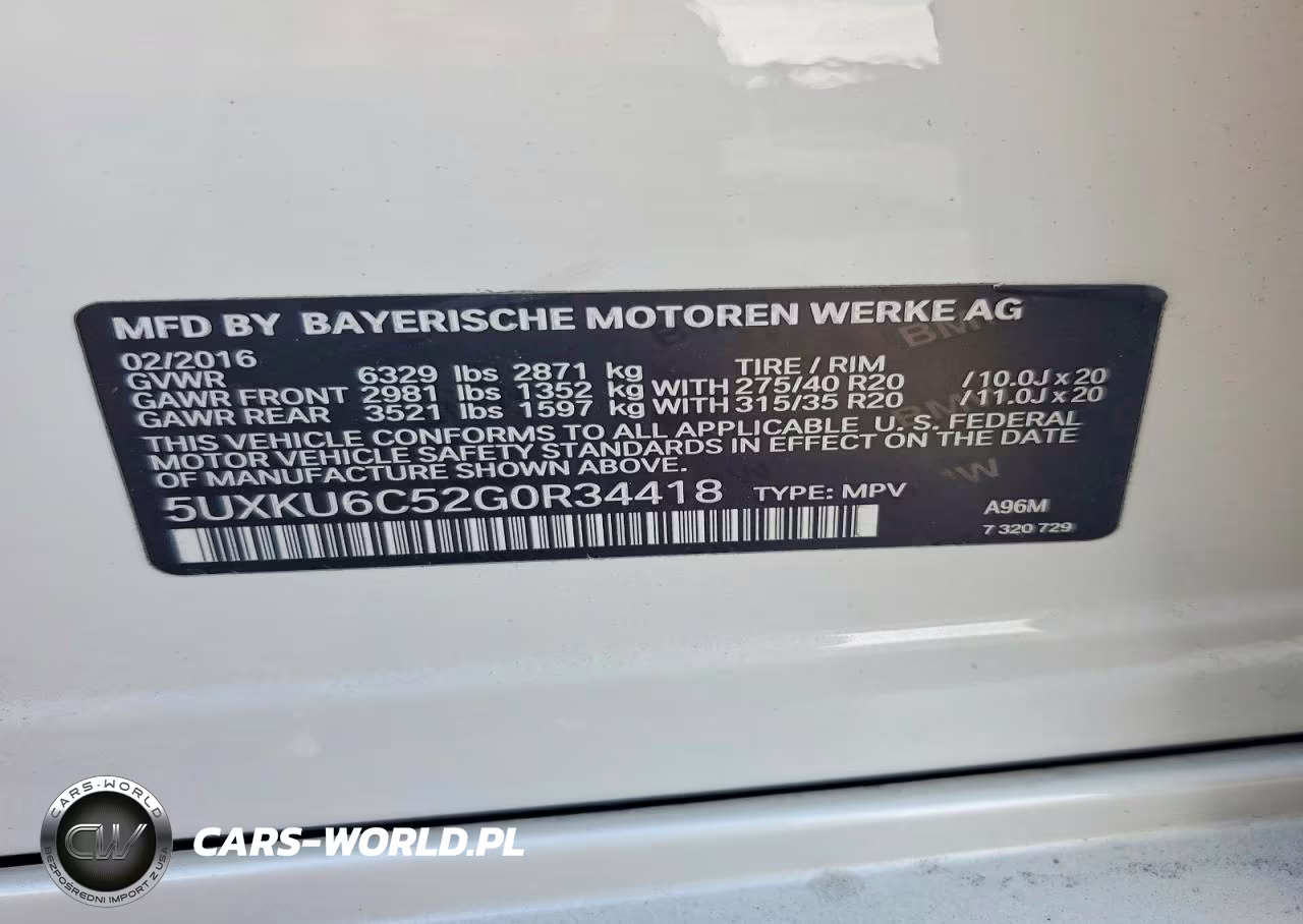 2016 BMW X6 xDrive50I VIN:5UXKU6C52G0R34418 - 13