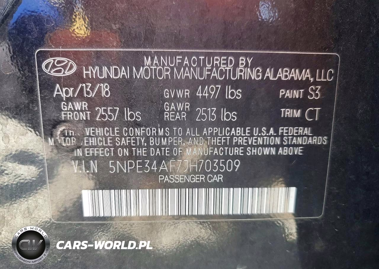 2018 Hyundai Sonata Limited VIN:5NPE34AF7JH703509 - 12