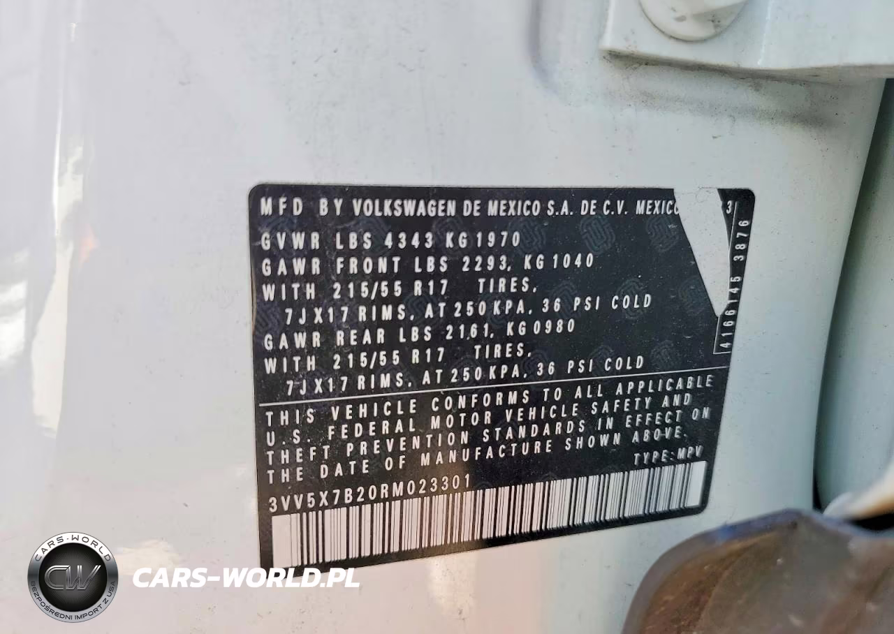 2024 Volkswagen Taos S VIN:3VV5X7B20RM023301 - 13
