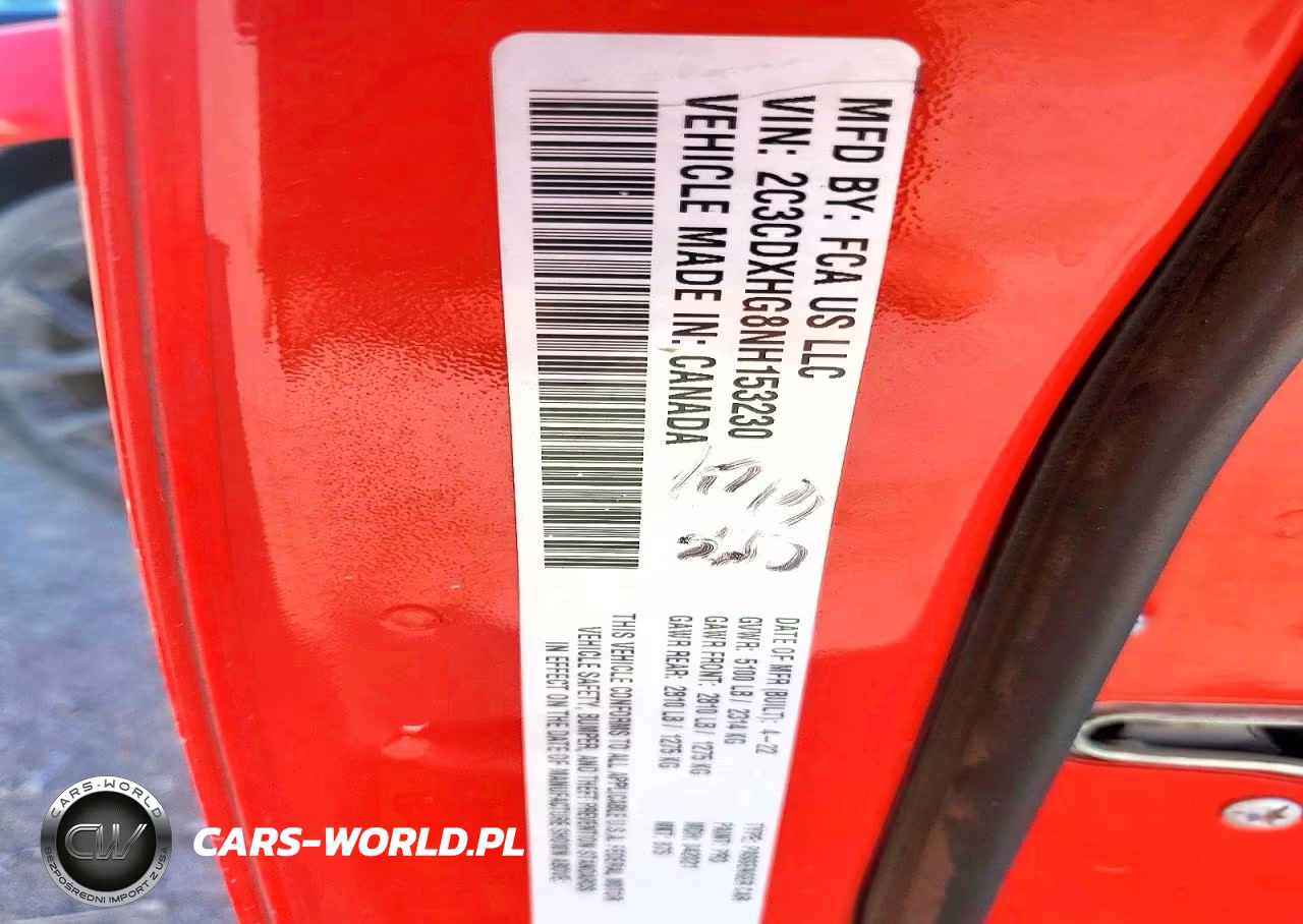 2022 Dodge Charger Gt VIN:2C3CDXHG8NH153230 - 13