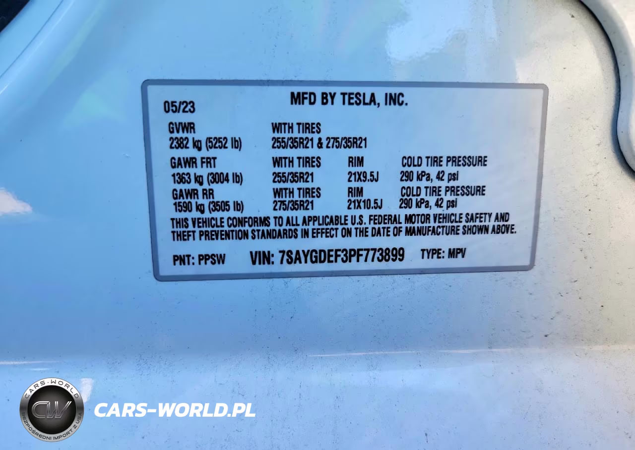 2023 Tesla Model Y VIN:7SAYGDEF3PF773899 - 13