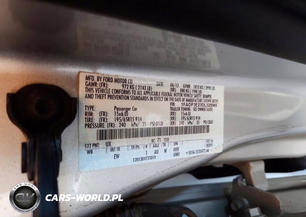 2013 Ford Focus S VIN:1FADP3E23DL325065 - 12