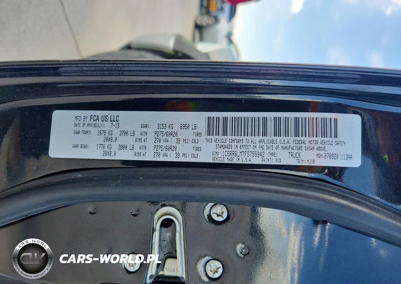 2015 Ram 1500 Slt VIN:1C6RR6LM7FS755942 - 12