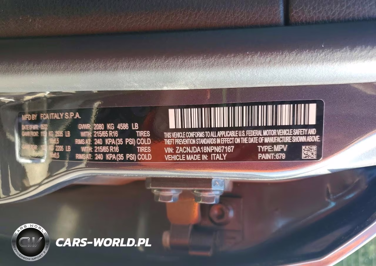 2022 Jeep Renegade Sport VIN:ZACNJDA18NPN67167 - 14