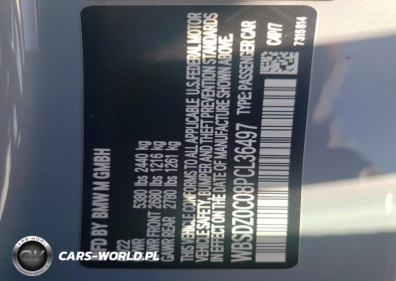 2023 BMW M8 VIN:WBSDZ0C08PCL36497 - 13