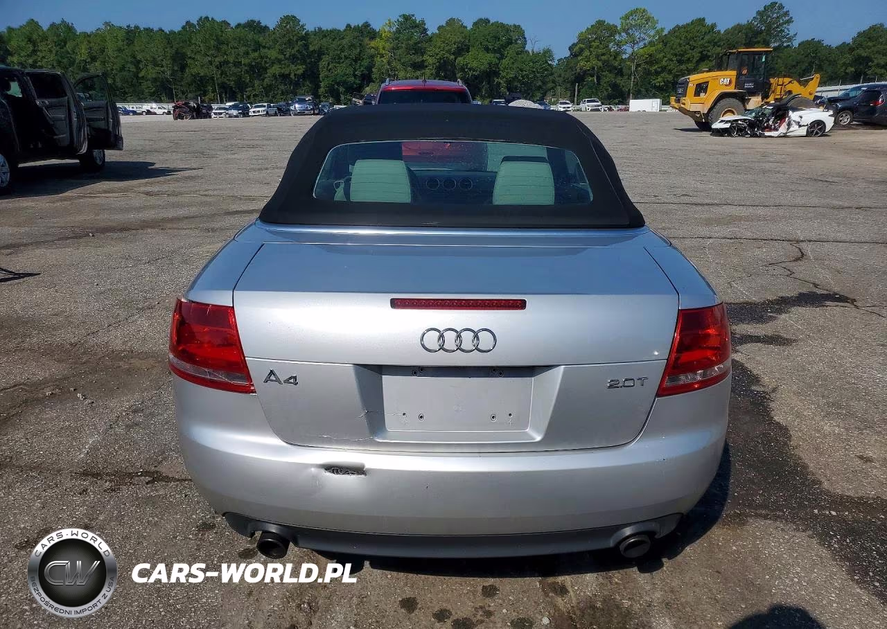 2008 Audi A4 2.0T Cabriolet VIN:WAUAF48HX8K007085 - 6