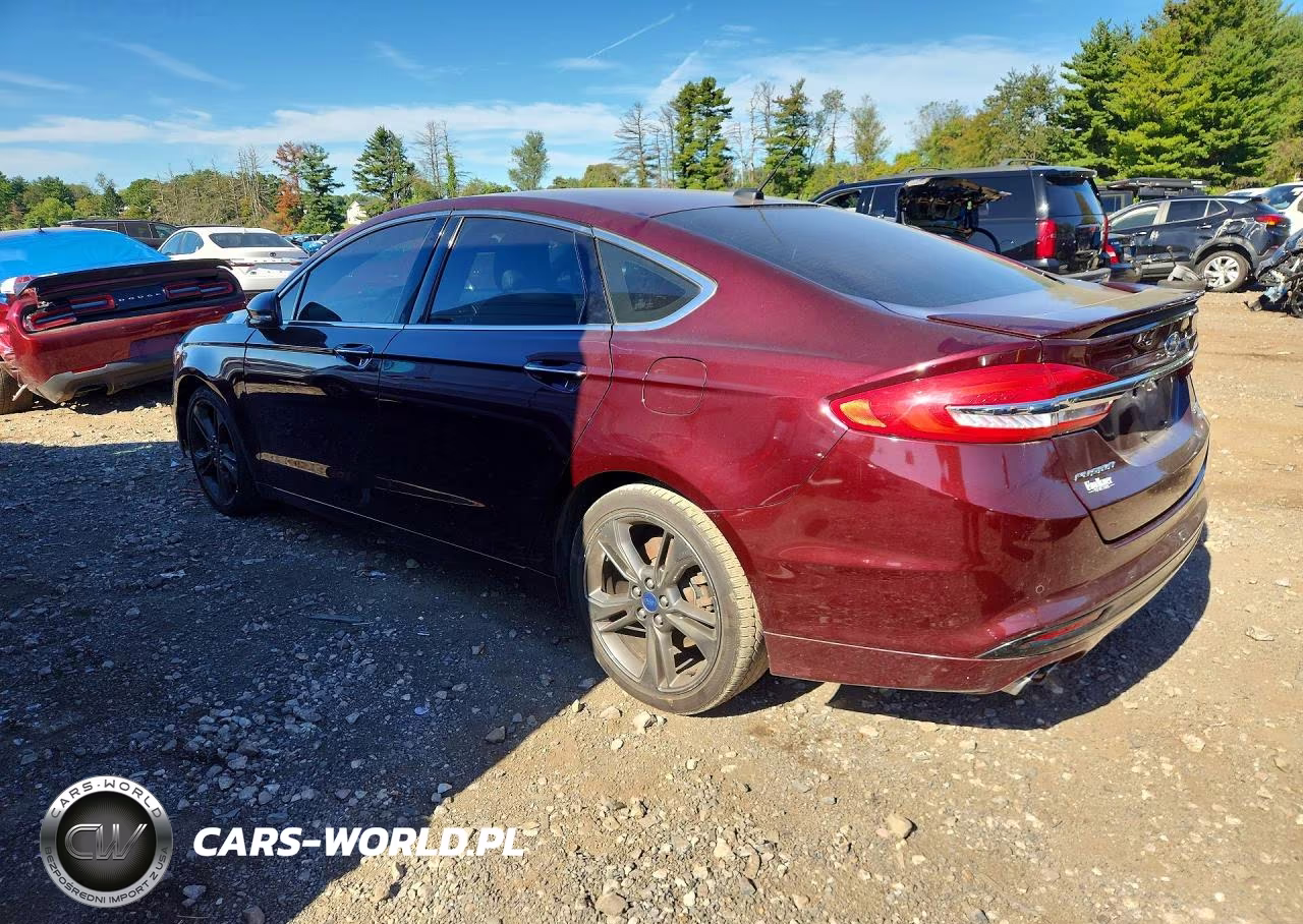 2017 Ford Fusion Sport VIN:3FA6P0VP6HR346180 - 2