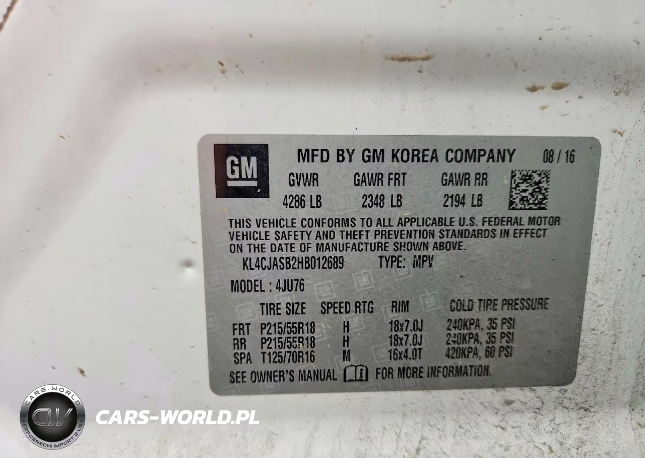 2017 Buick Encore Preferred VIN:KL4CJASB2HB012689 - 14