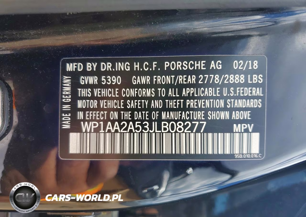 2018 Porsche Macan VIN:WP1AA2A53JLB08277 - 13