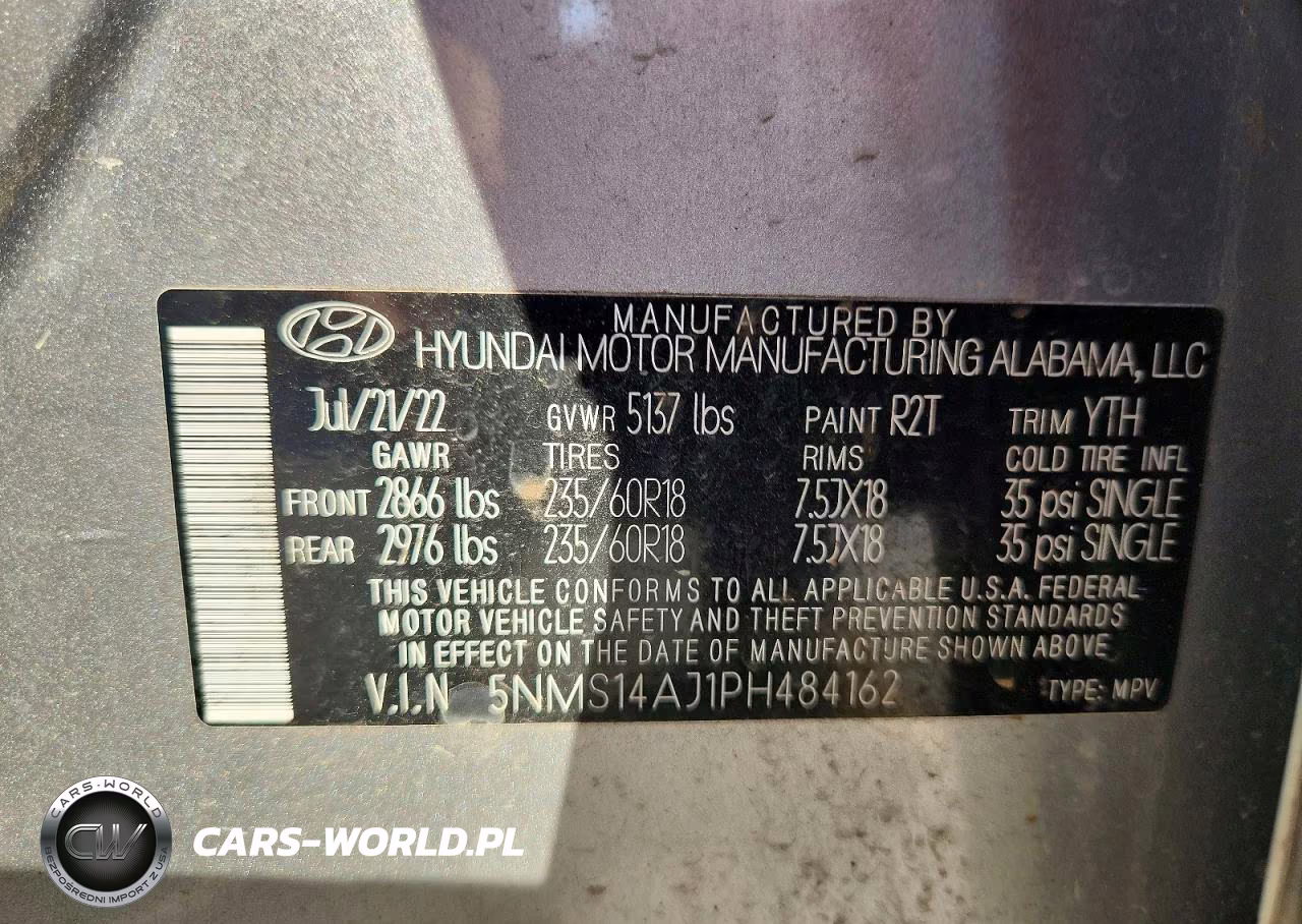 2023 Hyundai Santa Fe Se VIN:5NMS14AJ1PH484162 - 13