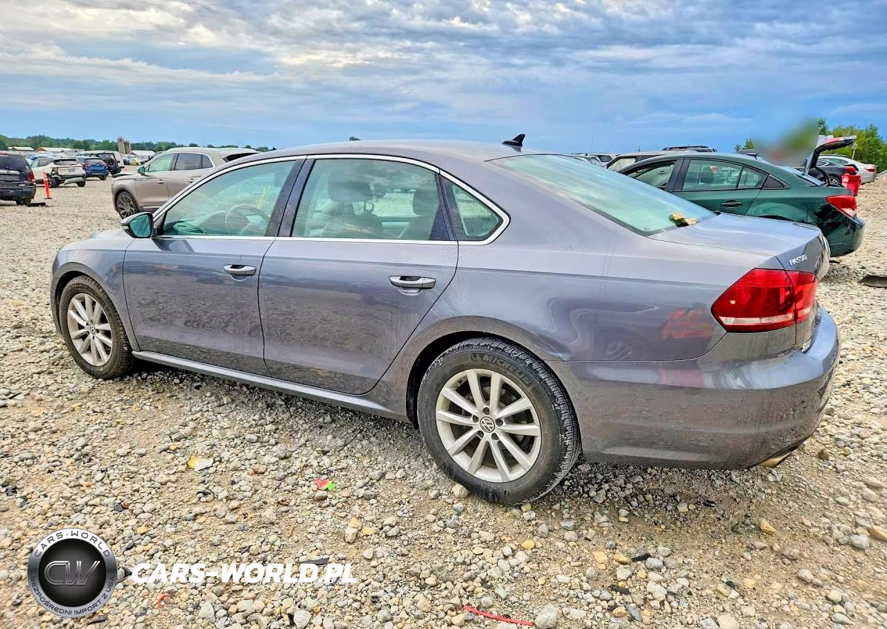 2012 Volkswagen Passat Se VIN:1VWBP7A3XCC032122 - 2