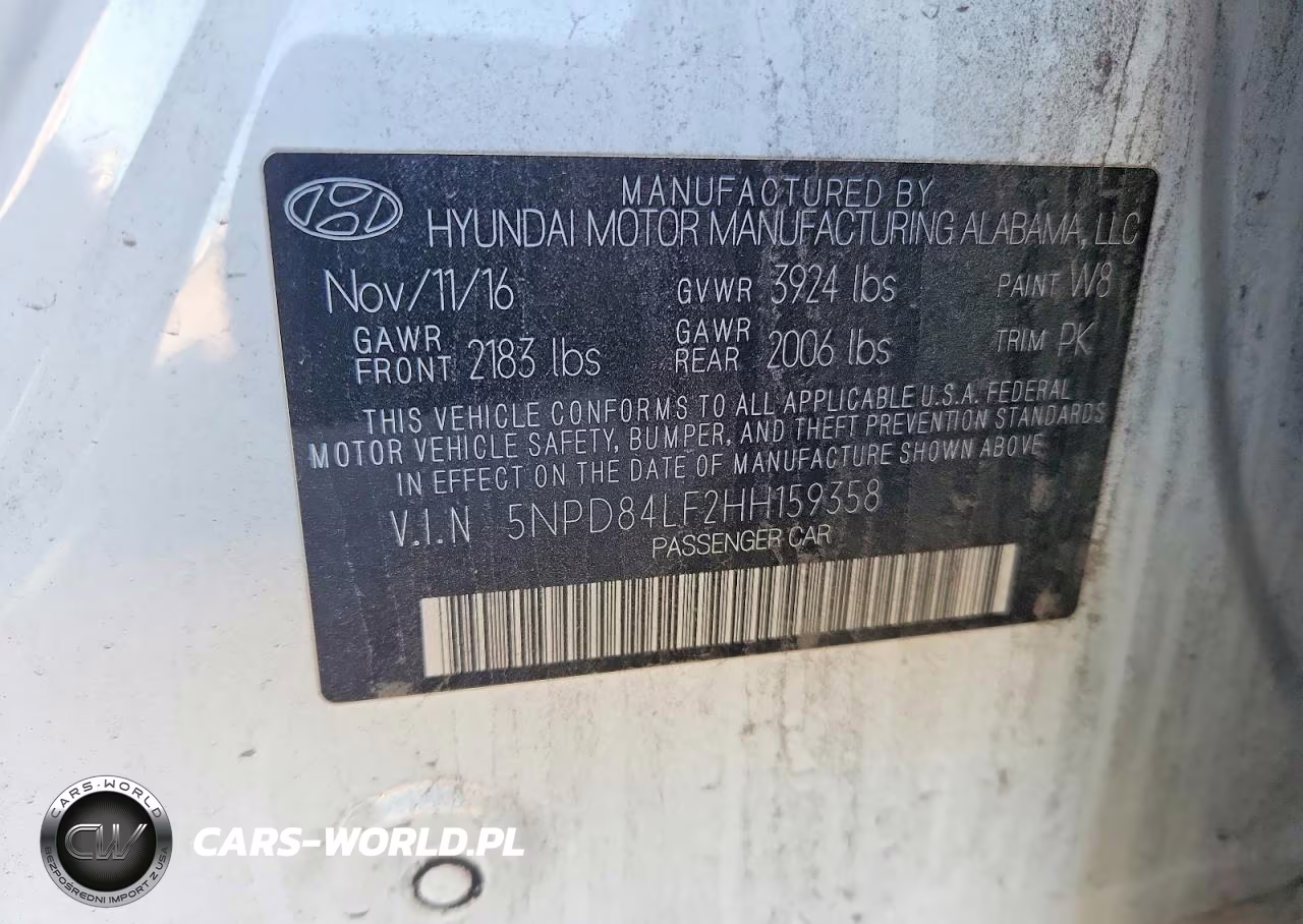 2017 Hyundai Elantra Se VIN:5NPD84LF2HH159358 - 12