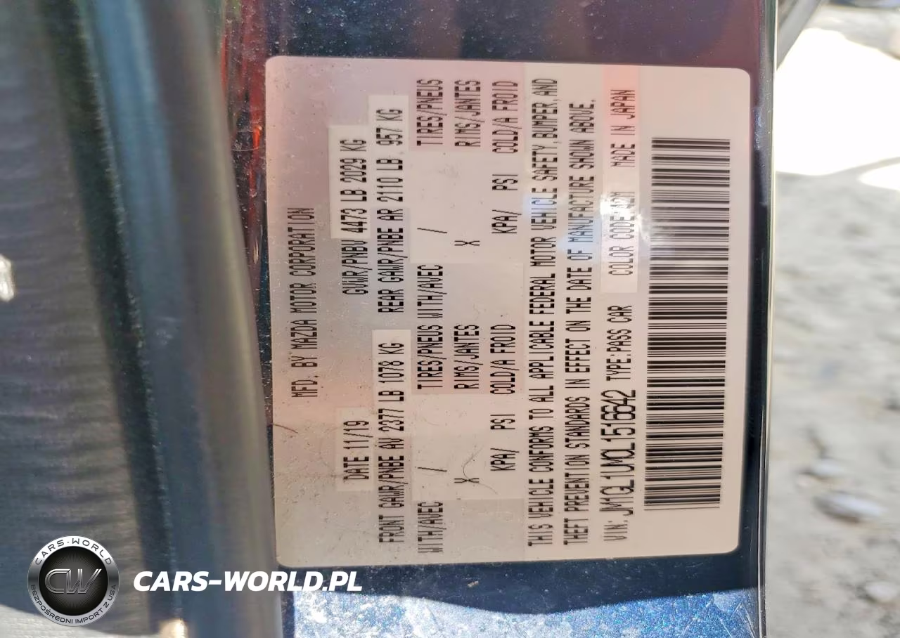 2020 Mazda 6 Sport VIN:JM1GL1UM0L1516642 - 12