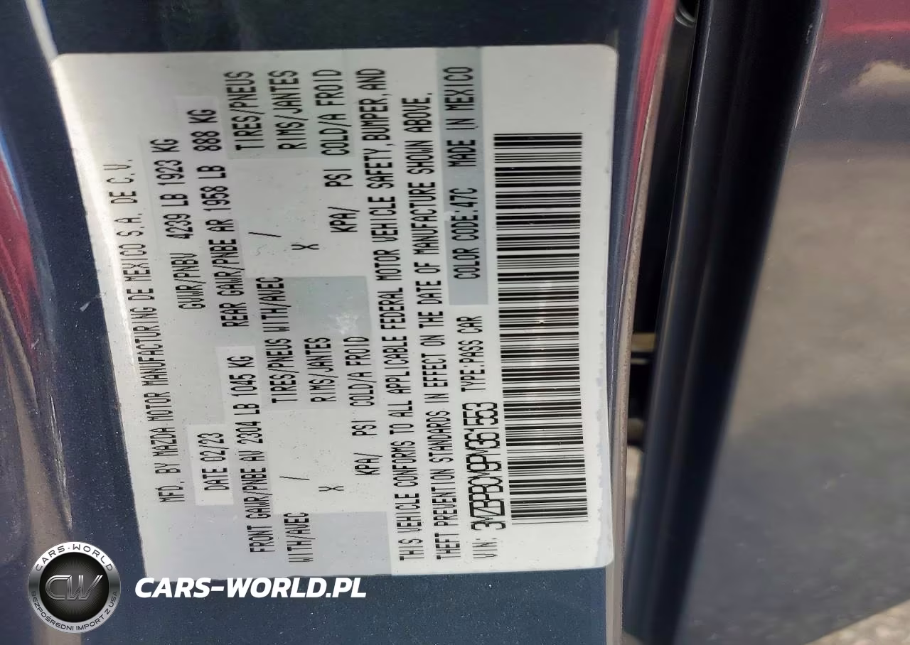 2023 Mazda 3 Preferred VIN:3MZBPBCM9PM361553 - 12