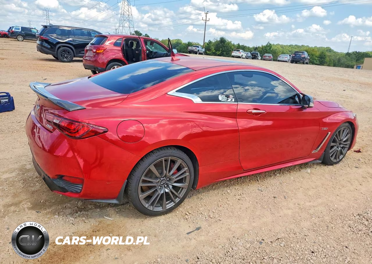 2017 Infiniti Q60 Red Sport 400 VIN:JN1FV7EK8HM610833 - 3