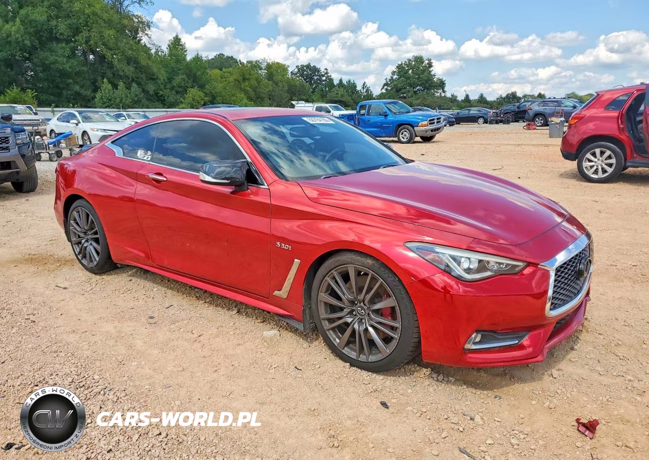 2017 Infiniti Q60 Red Sport 400 VIN:JN1FV7EK8HM610833 - 4