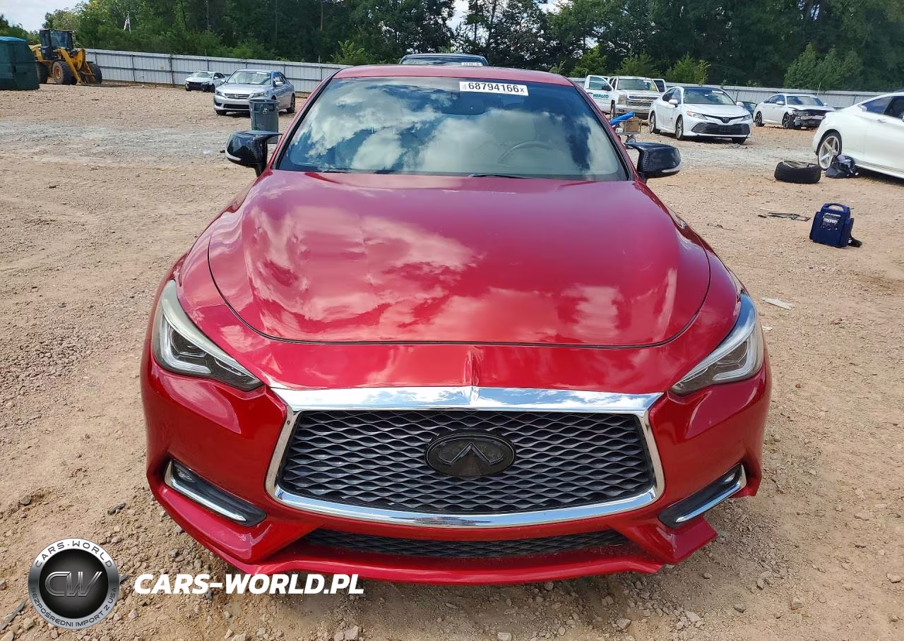 2017 Infiniti Q60 Red Sport 400 VIN:JN1FV7EK8HM610833 - 5