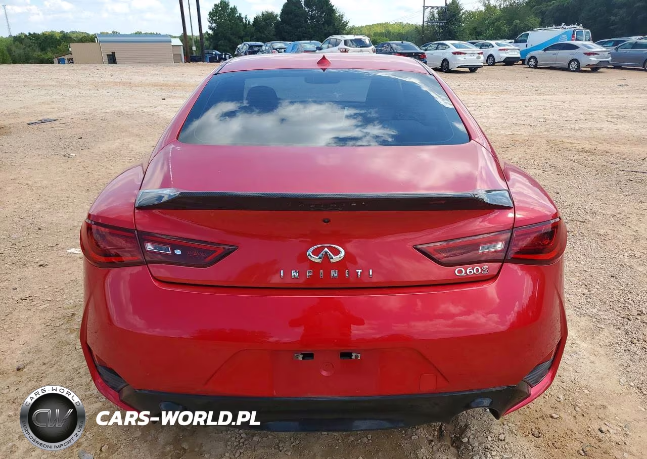 2017 Infiniti Q60 Red Sport 400 VIN:JN1FV7EK8HM610833 - 6