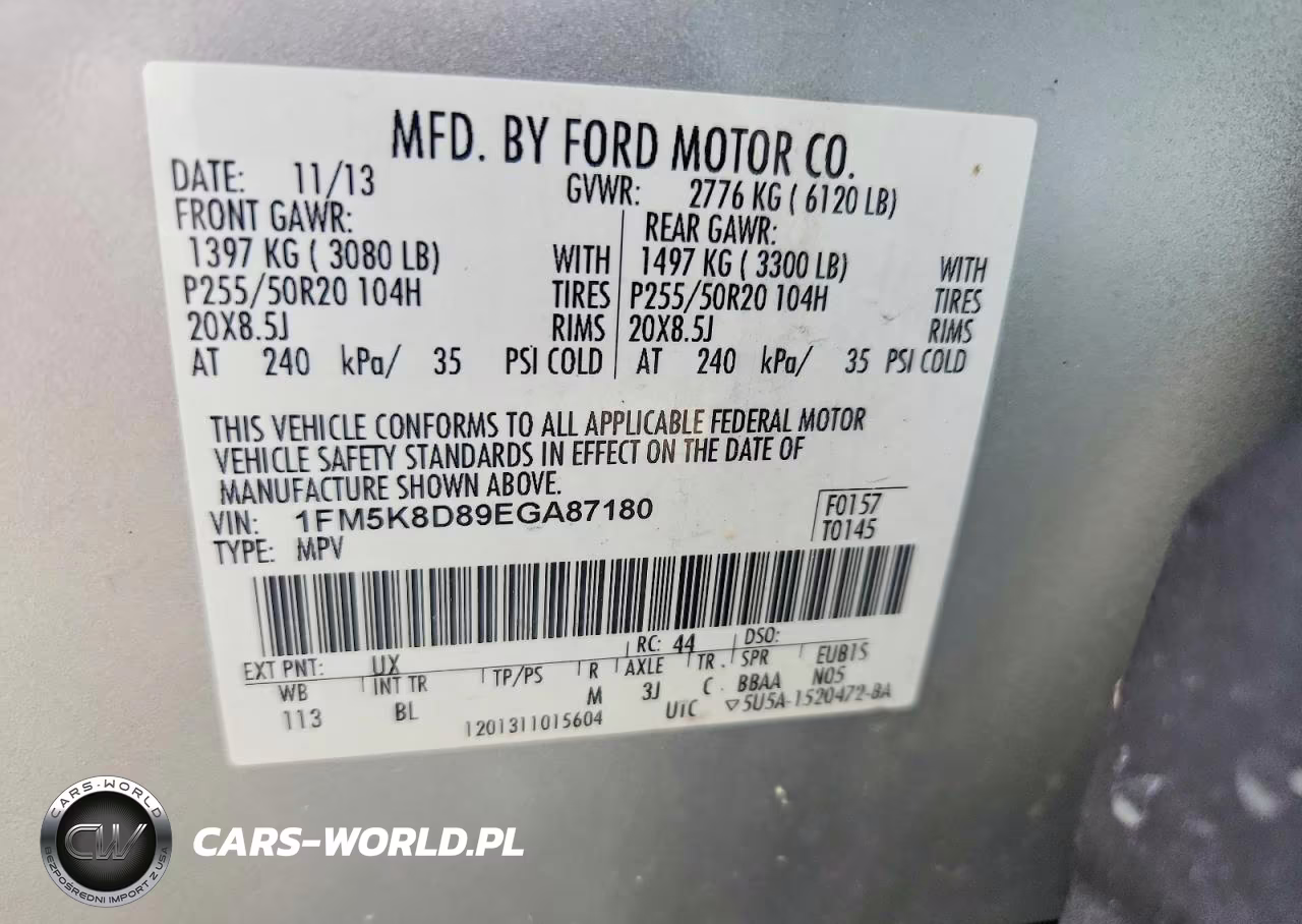 2014 Ford Explorer Xlt VIN:1FM5K8D89EGA87180 - 13