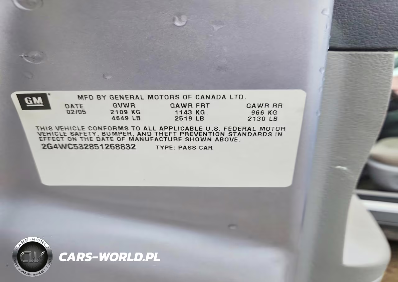 2005 Buick Lacrosse Cx VIN:2G4WC532851268832 - 12