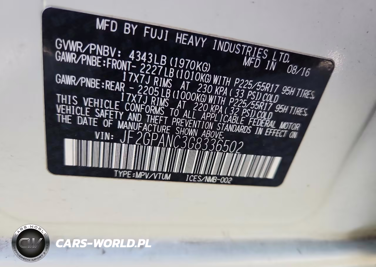 2016 Subaru Crosstrek Limited VIN:JF2GPANC3G8336502 - 14