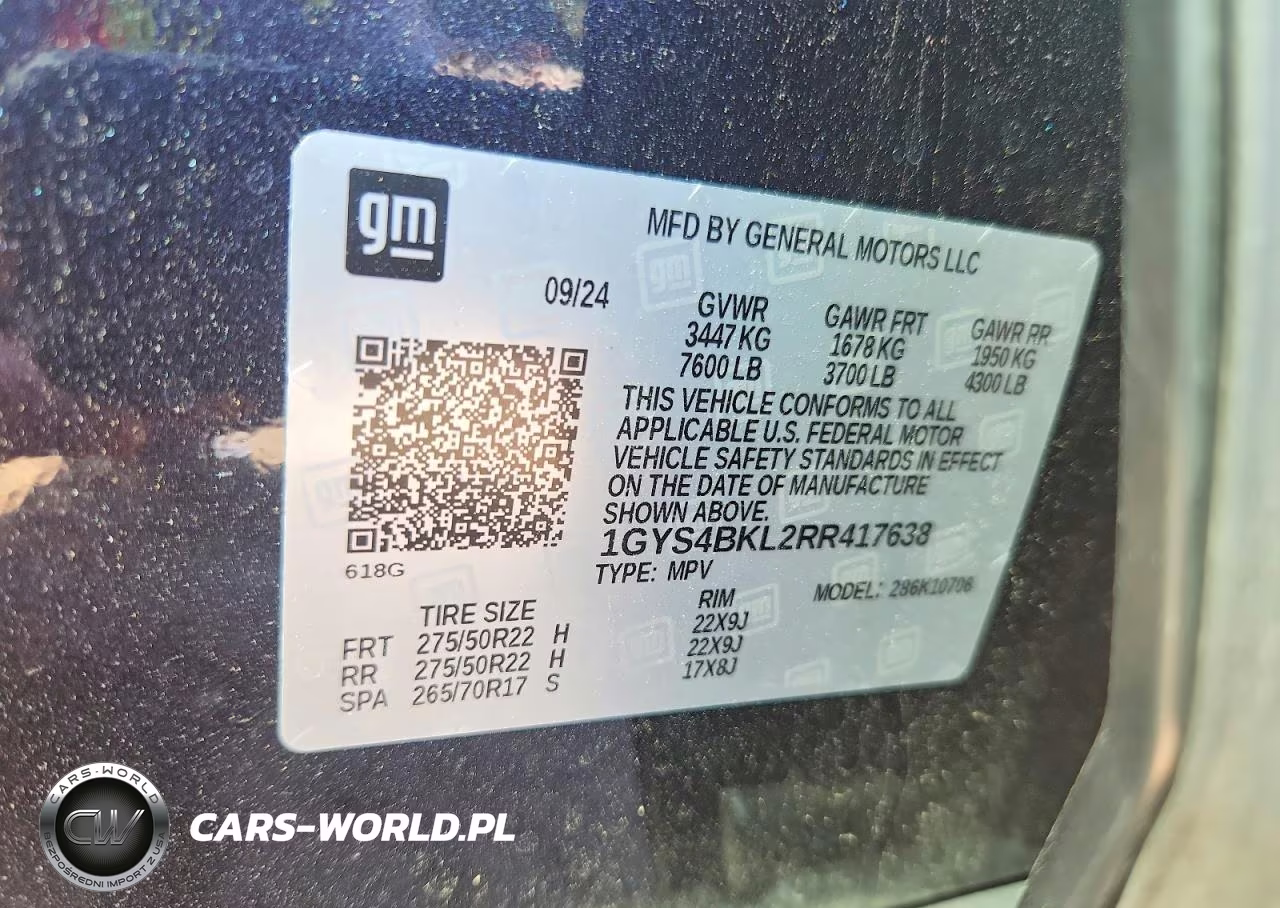 2024 Cadillac Escalade Premium Luxury VIN:1GYS4BKL2RR417638 - 13