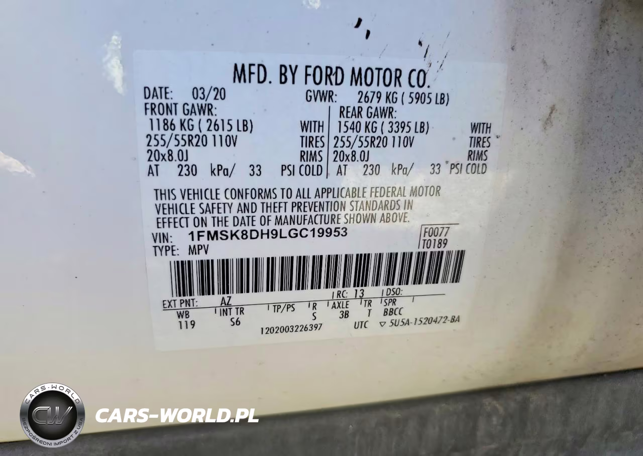 2020 Ford Explorer Xlt VIN:1FMSK8DH9LGC19953 - 14