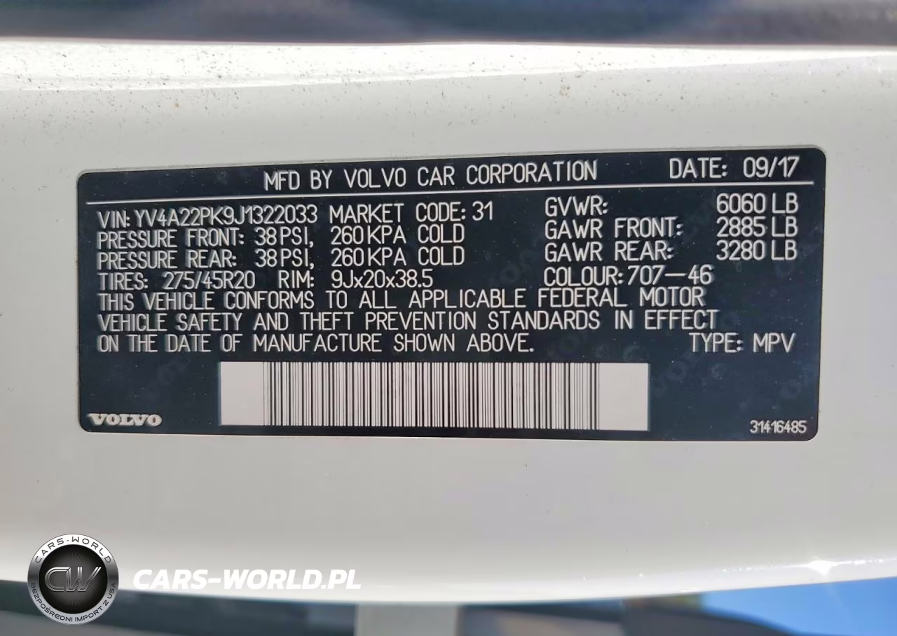 2018 Volvo Xc90 T6 VIN:YV4A22PK9J1322033 - 14