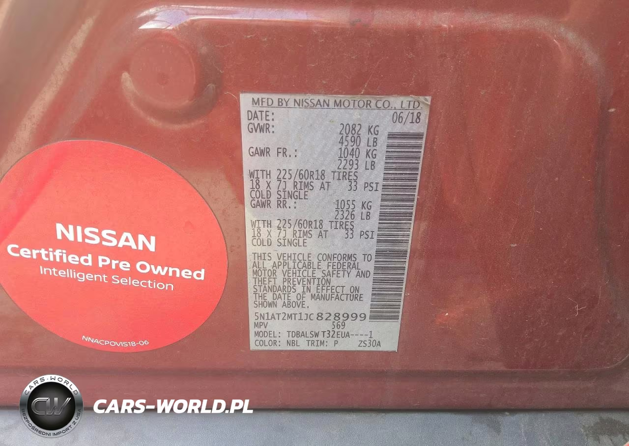 2018 Nissan Rogue Sl VIN:5N1AT2MT1JC828999 - 13