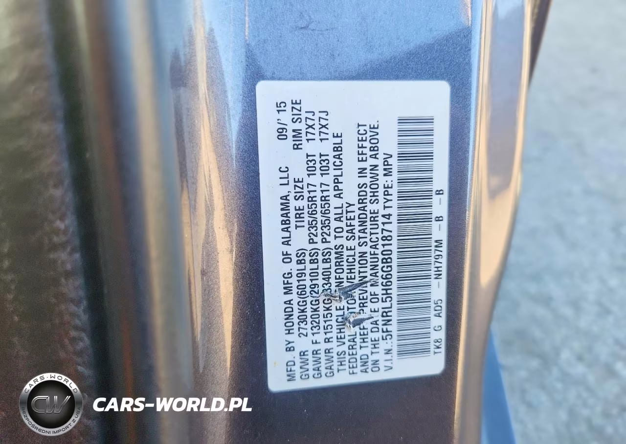 2016 Honda Odyssey Exl VIN:5FNRL5H66GB018714 - 13