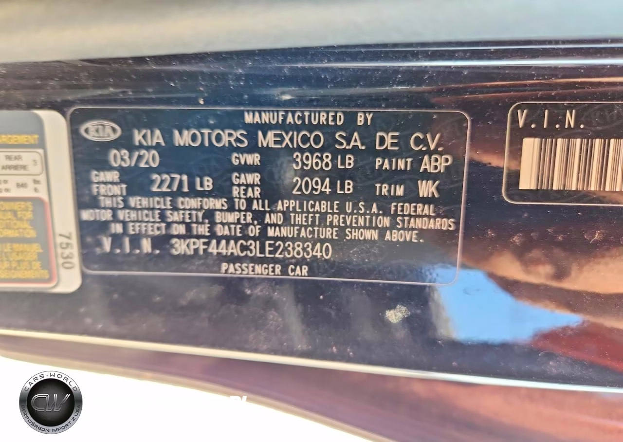 2020 Kia Forte Gt VIN:3KPF44AC3LE238340 - 12