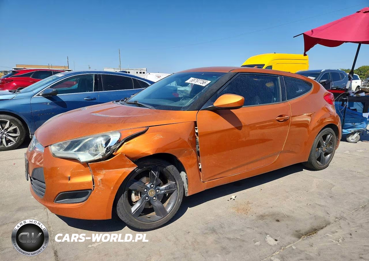 2013 Hyundai Veloster Base VIN:KMHTC6AD4DU093222 - 1