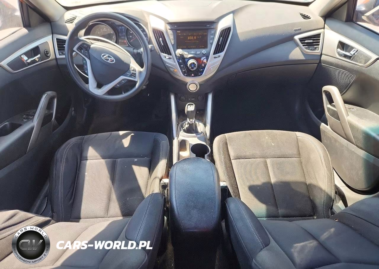 2013 Hyundai Veloster Base VIN:KMHTC6AD4DU093222 - 8