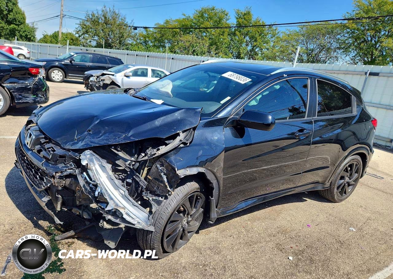 2022 Honda Hr-V Sport VIN:3CZRU6H10NM757734 - 1
