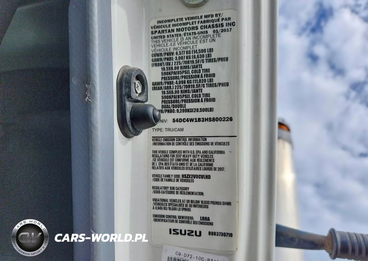 2017 Isuzu Npr Hd Box Truck VIN:54DC4W1B3HS800226 - 14