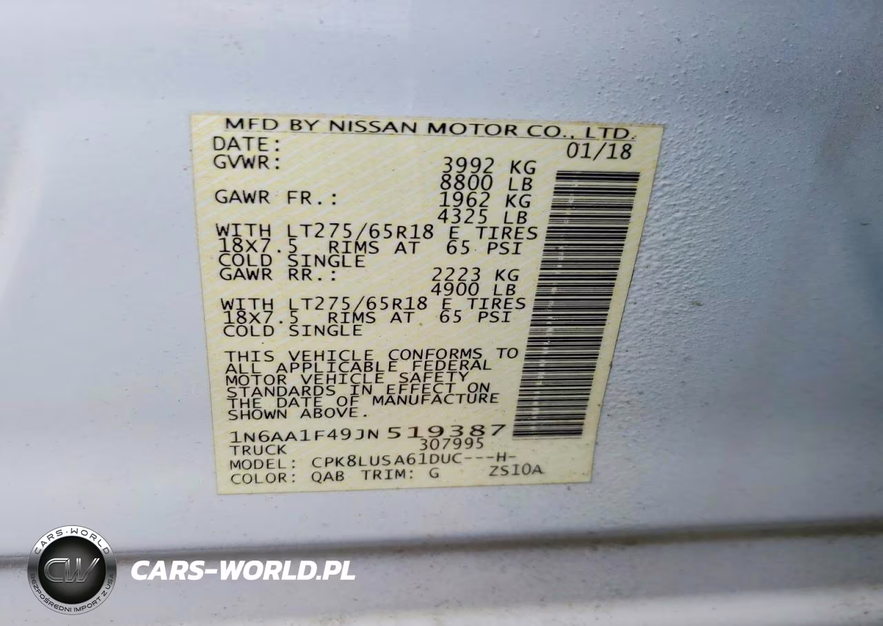 2018 Nissan Titan Xd Pro-4X VIN:1N6AA1F49JN519387 - 12