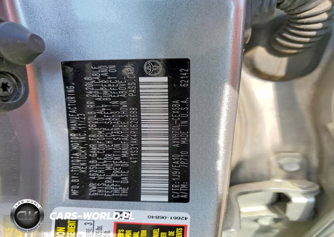 2024 Toyota Camry Hybrid Se VIN:4T1S31AK4RU626688 - 12