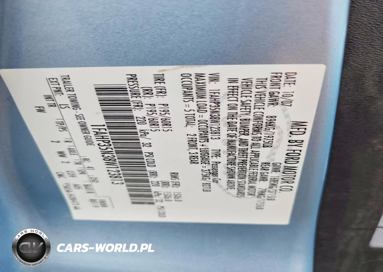 2008 Ford Focus Se VIN:1FAHP35N38W123813 - 12