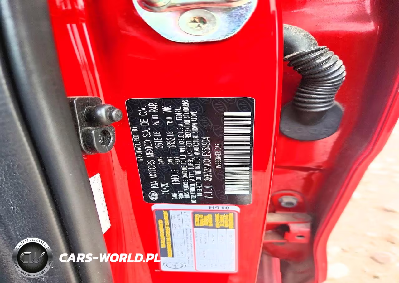 2020 Kia Rio S VIN:3KPA24ADXLE354904 - 12