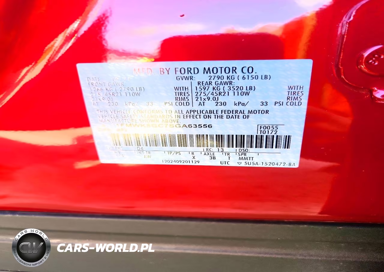 2025 Ford Explorer St VIN:1FMWK8GC7SGA63556 - 12