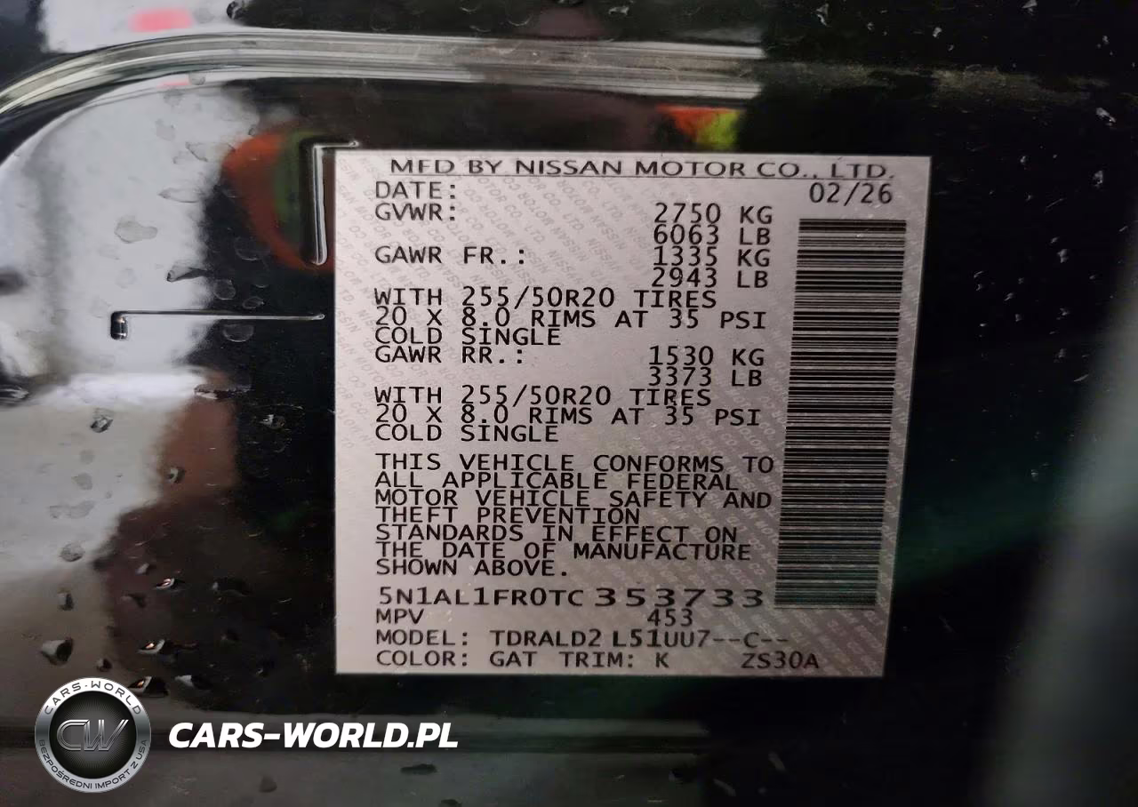 2026 Infiniti Qx60 Luxe VIN:5N1AL1FR0TC353733 - 13