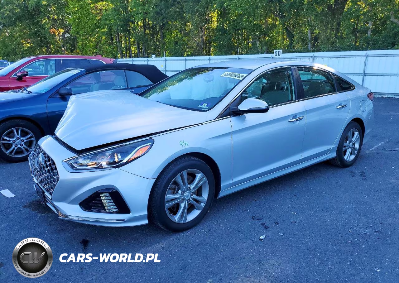 2018 Hyundai Sonata Sel+ VIN:5NPE34AF7JH727681 - 1