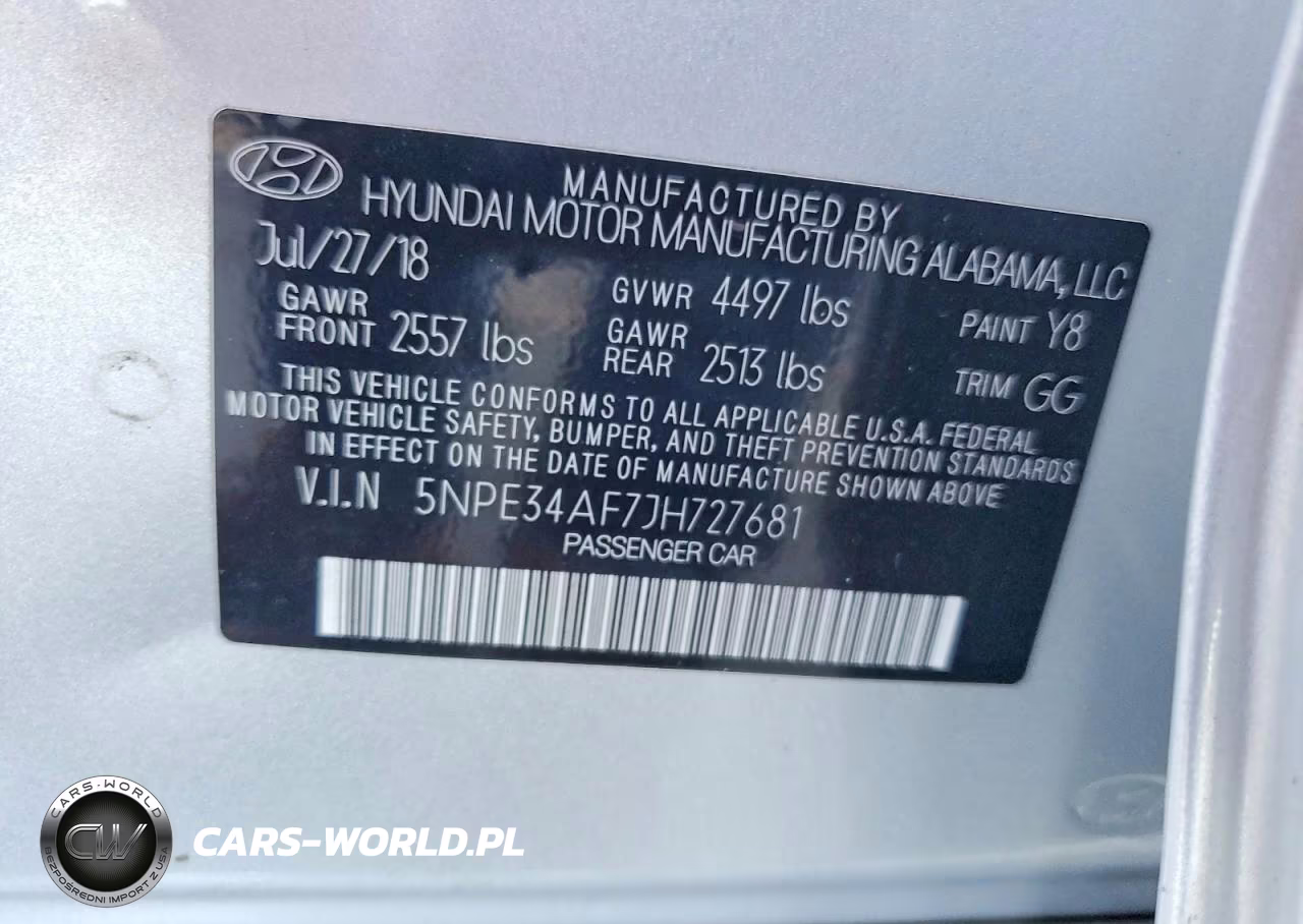 2018 Hyundai Sonata Sel+ VIN:5NPE34AF7JH727681 - 13