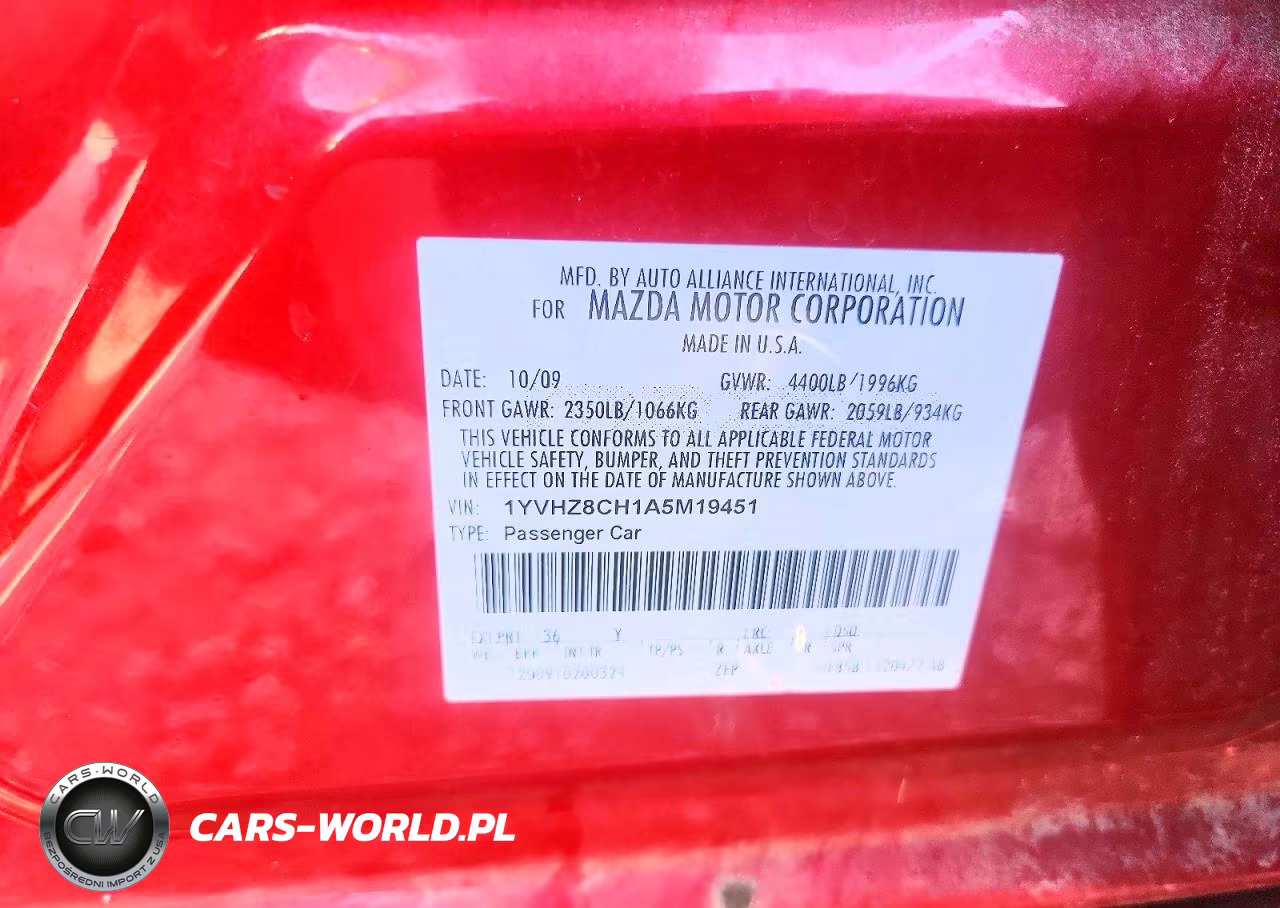 2010 Mazda 6 I VIN:1YVHZ8CH1A5M19451 - 12