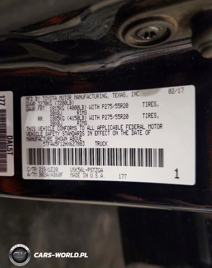 2017 Toyota Tundra Platinum VIN:5TFAW5F12HX627883 - 12