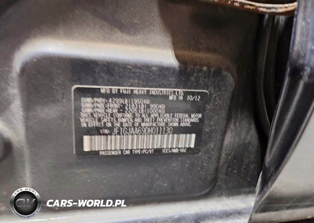 2013 Subaru Impreza VIN:JF1GJAA69DH011130 - 12