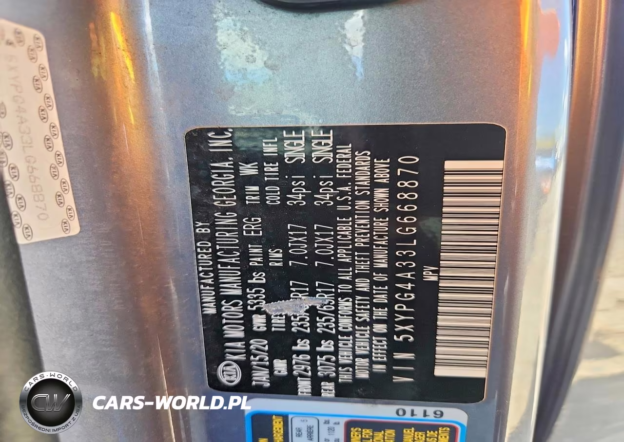2020 Kia Sorento L VIN:5XYPG4A33LG668870 - 14