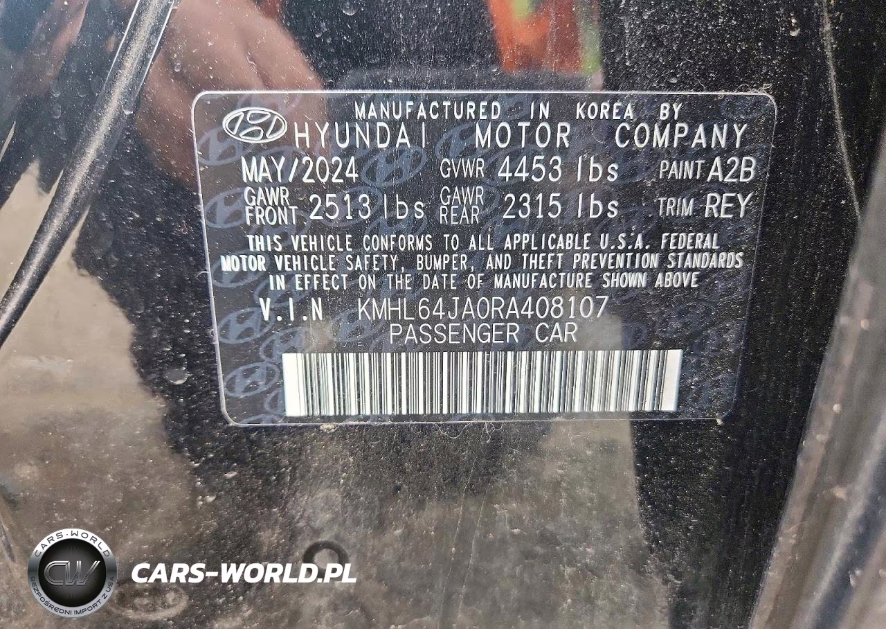 2024 Hyundai Sonata Sel VIN:KMHL64JA0RA408107 - 13
