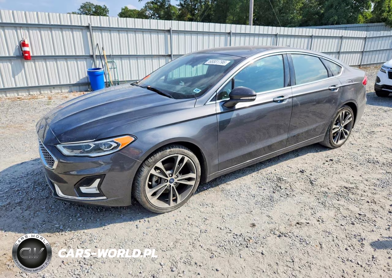 2020 Ford Fusion Titanium VIN:3FA6P0K92LR174101 - 1